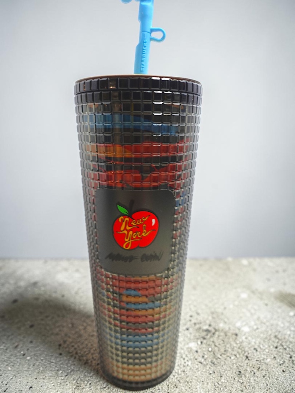Starbucks NYC New York Reusable Tumbler Cold Cup With Straw Limited Edition